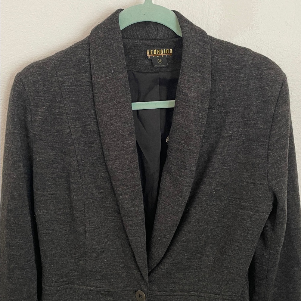 Georgiou Studio Vintage Wool Coat - Picture 3 of 5